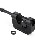 Heavy Duty Brake Anchor Pin Press For Semi Trucks And Class 6 8 Maintenance Quick Pin And Bushing Removal From S Cam Q Brakes Without Hammering Wide Compatibility With Kenworth Peterbilt Freightliner Mack Volvo And More 16002, black steel with hex drive and removable ring