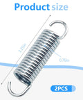 Treat Yourself To Better Lounging With These Hella Solid 3-1/4 Inch Extension Springs, Top Tier Replacement Tension Coils For Saggy Sofa Recliners, No Sweat Install - 3.25 inch galvanized steel spring