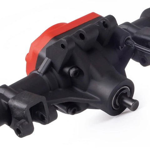 Close-up of Front And Rear Nylon Portal Axle Kit With Differential Lock For 1 To 10 RC Crawlers Fits TRX-4 Defender Bronco TRX4 Chassis