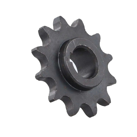 Heavy Duty Steel 12 Tooth Drive Sprocket Fits 40 41 420 Chains With 5/8 Inch Bore Hole For Industrial Machinery Black Replacement Part