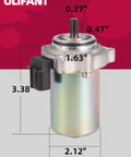 Honda Power Shift Control Motor Replacement For Rancher 420 TRX420 2007-2025 And Foreman 500/520 ATVs, silver gear motor with 11 teeth, 3.38 in tall