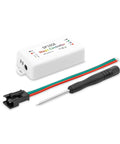 Wireless Bluetooth Controller SP105E for LED Strips and Pixel Modules with iOS and Android App includes wires and tool
