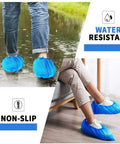 Disposable Shoe Covers 1000 Count 500 Pairs Waterproof Durable Boot Covers For Real Estate Travel Construction