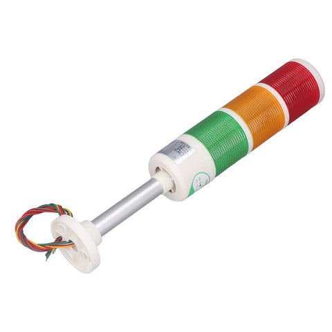 Three Layer LED Stack Tower Light for CNC Machines and Automatic Production Lines 24 Volt Aluminum Alloy Signal Indicator Lamp with Bright LED