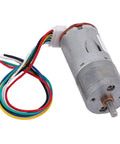65Mm Encoder Gear Motor Kit With Mounting Bracket For Smart Car Robots, 12V DC Micro Speed Reduction Motor with wiring