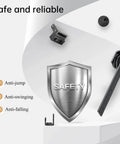2.5 Ft Sliding Barn Door Hardware Track Kit for Cabinets and More; safe and reliable features with anti-jump, anti-swinging, anti-falling.