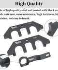 Three Piece Camshaft Alignment Tool And Crankshaft Positioning Tool Kit For Ford F150 Mustang 5 0 Coyote V8 Engine 2010 To 2017 Gen 1 And Gen 2 Great For DIY Fixes And Pro Engine Rebuilds, showing high-quality steel pieces with black oxide finish labeled FL and FR.