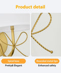 Zero Drilling Hassles Hit Different Vibe Bow Wireless Wall Sconces Set Of 2 Rechargeable Dimmable Led Night Lights With Remote Control 15 Accent Tones For Girls Bedrooms And Living Spaces detailed view of spiral bow and rounded metal tips