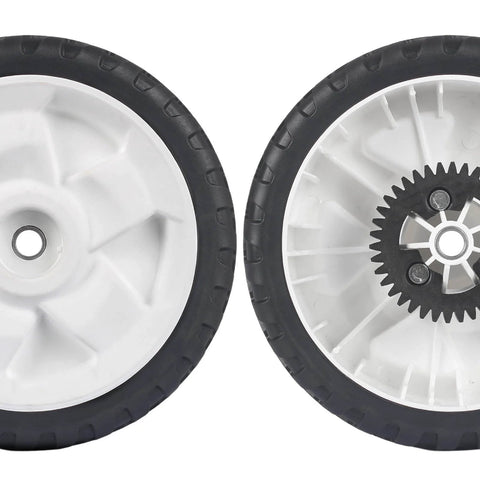 Beefed Up 8 Inch Rear Drive Wheels For Toro Recycler Mowers Replacement Gear Assembly 2 Pack Fits 20332 20333 20334 tires