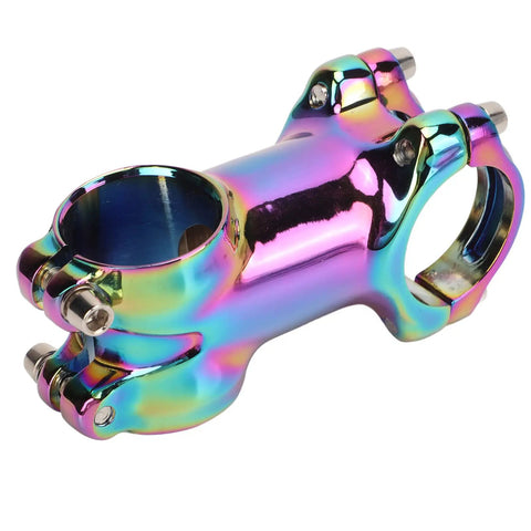 Lightweight Aluminum Alloy Bicycle Stem With CNC Machining In Dazzle Color, 31.8mm Handlebar Stem For Mountain And Road Bikes