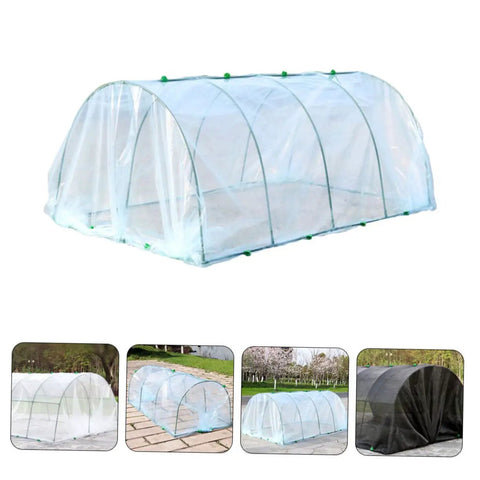 Outdoor Plastic Greenhouse Cover With Bracket To Keep Plants Warm And Boost Moisture Retention For Potted Veggies And Flowers Easy Greenhouse Accessory For Terraces Lawns And Gardens