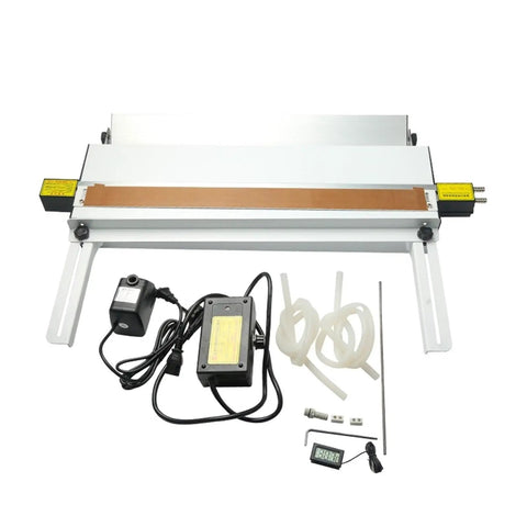 Real Deal Acrylic Bender And Portable Plastic Sheet Heater With Adjustable Angle Regulator and Water Cooled System for Knockout Sign Projects.