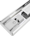 Close-up of Full Extension 45mm Push To Open Ball Bearing Drawer Slides for kitchen and bedroom furniture, smooth and modern.