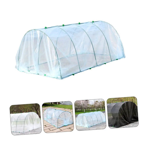 Sturdy Greenhouse Support Bracket Kit With Plastic Freeze Protection Cover For Flower Plants Outdoor Garden Shelter DIY Greenhouse Accessory To Keep Your Greens Safe In Cold Weather
