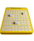 Nail Those Times Tables With This Totally Legit Kids Multiplication Machine featuring a bright yellow design with math equations.