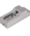 Close-up of Two Pack Side Clamp Vises For Milling And CNC Low Profile Lateral Clamping Set, compact metal vise 68x25x20mm.
