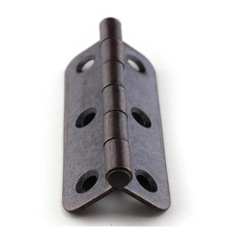 3 Inch Antique Copper Iron Round Corner Hinges For Cabinet Doors Built Tough Open 270 Degree Furniture Hinge With Free Screws And Easy Install Durable All Metal Hardware Upgrade