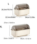 Sleek White Plate Drying Rack And Smart Kitchen Organizer Built With Hella Sturdy Pp Pet Material Offering Massive Counter Storage That Acts As A True Lifestyle Game Changer - Different sizes shown.