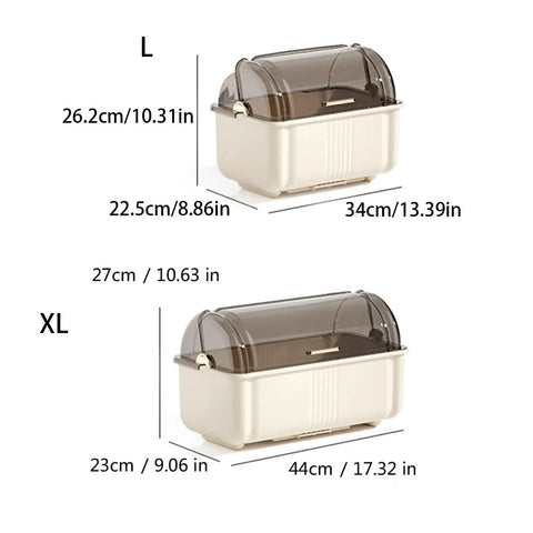 Sleek White Plate Drying Rack And Smart Kitchen Organizer Built With Hella Sturdy Pp Pet Material Offering Massive Counter Storage That Acts As A True Lifestyle Game Changer - Different sizes shown.