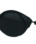 Nylon Mesh Camping Storage Bag For Pots And Utensils, Drawstring Organizer For Kettle And Tableware, Lightweight Black Pouch