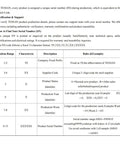 TESSAN serial number guide explaining product identification and warranty verification process with table layout.