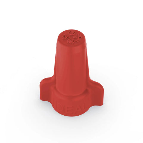 Red Wing-Nut 452 Wire Connector For DIY Electrical Splices With Copolymer Shell That Expands For Easy Tightening, single piece