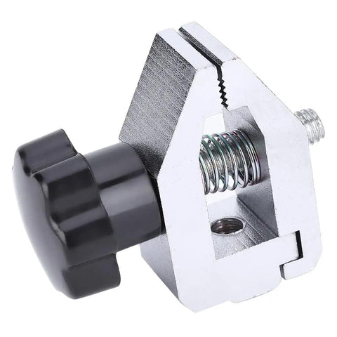 All Purpose Push Pull Force Tester 500N Clamp With Stainless Steel Jaw Clamp Micrometer Fixture For Tensile And Destructive Testing silver jaw clamp