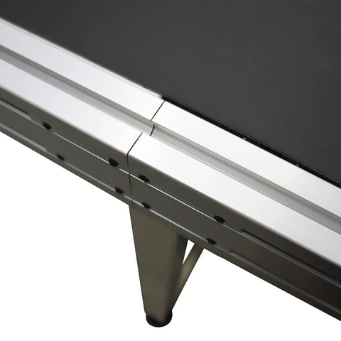 Close-up of aluminum alloy frame of Heavy Duty Electric PVC Belt Conveyor With Adjustable Speed Desktop Transport Machine