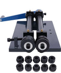 Workhorse Bead Roller Machine With 12 Inch Gear Drive Bench 6 Die Set Manual Bead Rolling Bender Slip Rollers front view