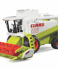 Claas Lexion 480 Combine Harvester Toy with realistic moving header and detachable mowing device on white background