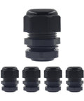 1-1/4 Inch NPT Strain Relief Nylon Cord Grip Kit 5 Pack Waterproof Cable Glands Adjustable Wire Cord Grip Connector IP68 CE ROHS