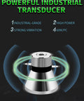 Powerful industrial transducer for 6L High Power Ultrasonic Parts Cleaner with 180W beefy cleaning power, enhancing performance.