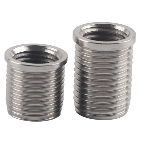 Universal Spark Plug Thread Repair Kit With M10x1.0 Inserts And M12x1.0 Tap In Stainless Steel for automotive engines
