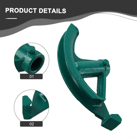 Portable Manual Steel Pipe Bender For Copper And Aluminum Tubes With Ergonomic Grip showing the bending head detail for plumbing work.