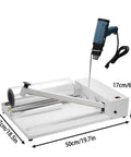 LKJUIO 450W Shrink Wrapping Machine With Roller Bracket compact aluminum countertop with adjustable heat settings