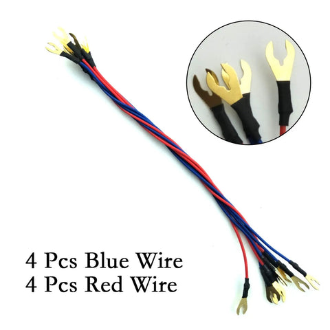 Basic Electricity Discovery Circuit Kit For Introductory Electronics Hands-On Learning For Middle School Wire Set, blue and red wires