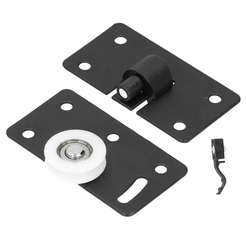 Sliding Door Wheel With Gasket For Wardrobe Cabinet Closet Furniture Grooved Track Wheel Concave Wheel Sliding Pulley Durable CRS Material