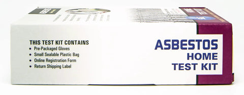 One Sample Asbestos Test Kit With PLM Lab Analysis In Five Biz Days, Includes Sampling Media And Return Ground Shipping Included, Easy To Use Home Or Office Safety Test For Asbestos Contamination