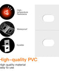 Sixty Clear Vertical Blind Repair Tabs Universal Snap In Replacement Clips, one by one inch, high-quality PVC, waterproof material.