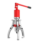 50 Ton Hydraulic Gear Puller Kit With 3 Jaw And 2 Jaw Sets, Wheel Bearing Separator, red hydraulic cylinder, metal jaws, pro grade tool