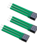 4601H Bipolar Latch Hall Effect Sensor for E Bike Motors, 0.7in x 0.16in, 3-pack, green casing, three sensor modules
