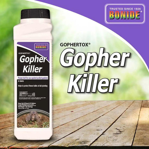 Gophertox Gopher Killer Poison Bait Granules Ready To Use For Lawn And Garden Protection Against Pocket Gophers In Your Yard