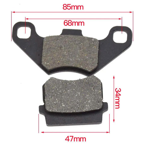 Brake pads for Beefy Rear Disc Brake Master Cylinder Caliper Assembly For Tao Tao Coolster And 50cc To 125cc Chinese ATVs