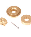 Outboard Propeller Hardware Kit For 8HP To 15HP Engines With Thrust Bushing, Spacer, Prop Nut And Cotter Pin Fits Evinrude Johnson OMC BRP