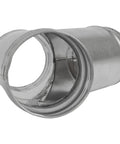 Beefy 4 Inch Duct Splitter With 45 Degree Branch, 4x4x4 Spiral Wye Connector For Exhaust Fans And Dryer Vents, galvanized