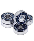 8 Piece Dope Set Of 608RS Black Seal Bearings For Skateboard And Scooter High Speed 2RS Shielded Ball Bearings Kit ILQ11 Quiet Smooth Ride For Heavy Loads And Long Lasting Performance, four 608RS bearings