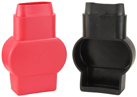 Top Post Battery Terminal And Cover Kit Military Spec Positive And Negative Terminals With Durable Covers Made In USA shown