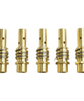 Five Gas Nozzle Holder With Spring For MIG MAG Welding Torch Workhorse Copper Contact Tip Holder Compatible With MB 15AK Series