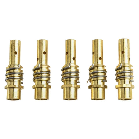 Five Gas Nozzle Holder With Spring For MIG MAG Welding Torch Workhorse Copper Contact Tip Holder Compatible With MB 15AK Series