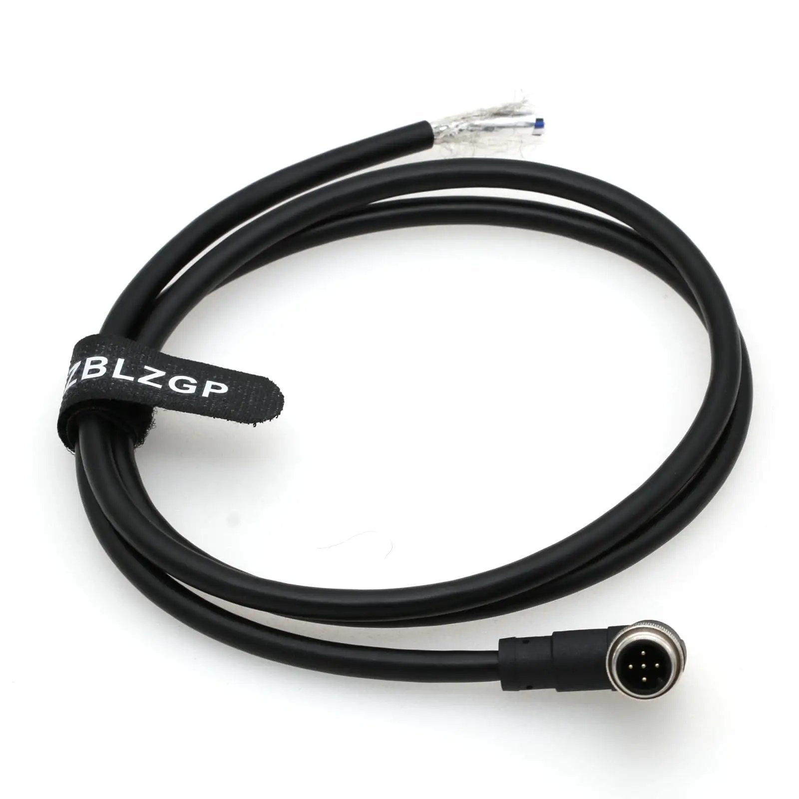 M12 Elbow 5 Pin Sensor Connector Angled Male Shielded